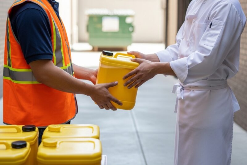 used cooking oil disposal
